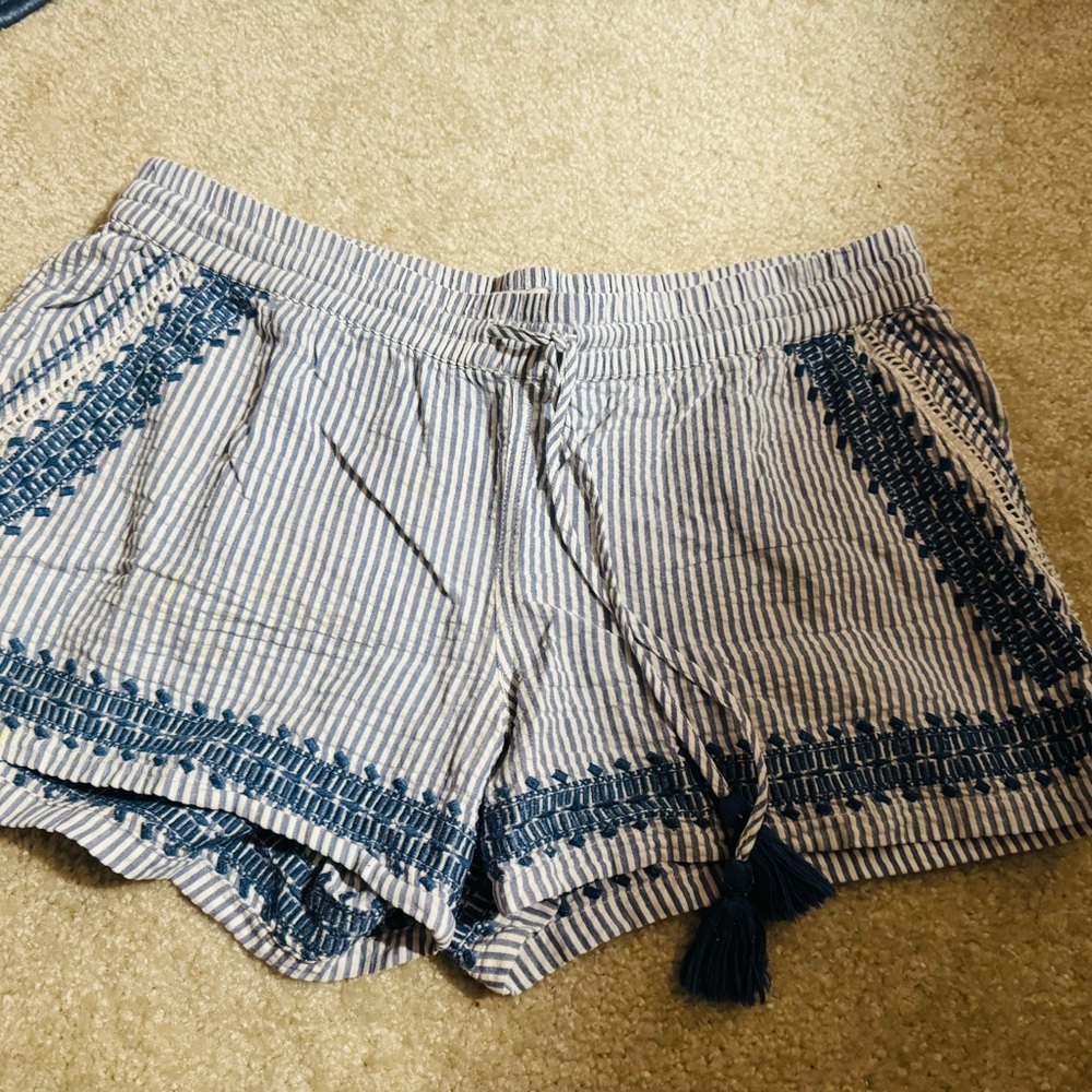 Vineyard Vines Striped Blue Women's Shorts